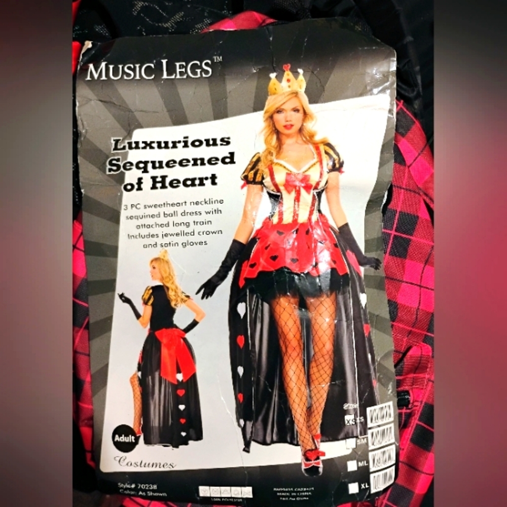Queen of Hearts 3pc costume